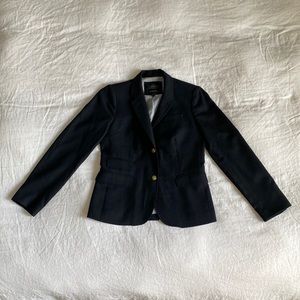 J. Crew Schoolboy Blazer - Size 6 / Black.